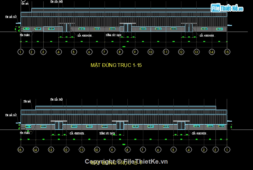 file cad nhà xưởng thép zamil,bản vẽ cad nhà xưởng,mẫu bản vẽ nhà xưởng,file cad nhà xưởng,Bản vẽ xưởng công nghiệp,File cad nhà xưởng 48x10.8m